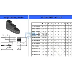 Кулачки обратные  d315 7100-0041.009 