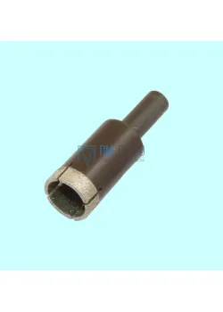 Сверло d14,0(13,6) корончатое с алмазным напылением АС20 100/80 2-слойное 1,43карат