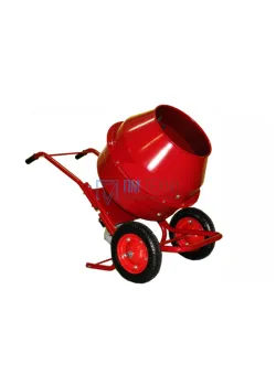 Бетоносмеситель 130 л TOR Б130Р-Максим с моторредуктором 
220В (чугунный венец)