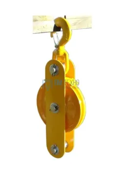 Блок монтажный БМо - 1,0Ш - 01 с осью (пальцем) 
и крюком