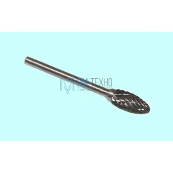 Борфреза тв.спл. овальная  d 4,0х13х45 (Е4) х-к 3мм