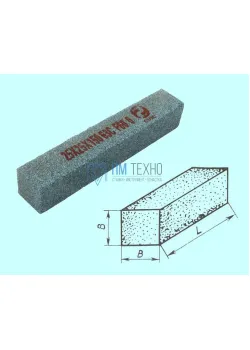 Брусок шлифовальный  6х 6х100 63C 25 СТ1 (GC F60 O) 