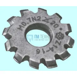 Фреза m 0,6 №7 32х13х3,2  Р6М5, 20 град. Z=12
