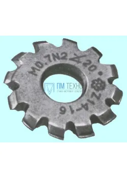 Фреза m 0,5 №1 31х12,5х3,0  Р6М5 20град.  Z=12