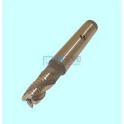 Фреза Концевая d25,0х 45х147 к/х Р6АМ5 Z=4 КМ3 DIN845-B обдирочная со стружколомом 