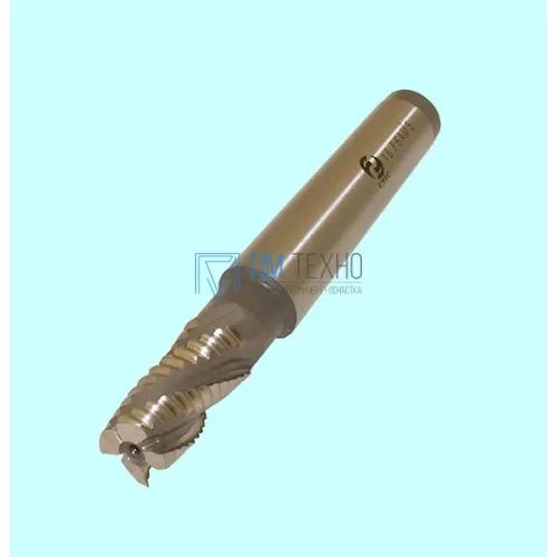 Фреза Концевая d25,0х 45х147 к/х Р6АМ5 Z=4 КМ3 DIN845-B обдирочная со стружколомом 
