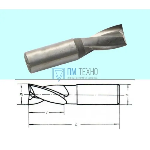 Фреза Шпоночная d 2,0х 4х36 ц/х Р6М5 (2234-0341)