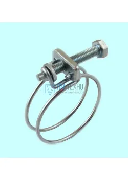 Хомут проволочный винтовой CNIC 40-45/2.2мм, М6х40мм, W1 оцинкованый (55А4054)