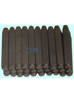 Клейма Буквенные № 2 твердосплавные 