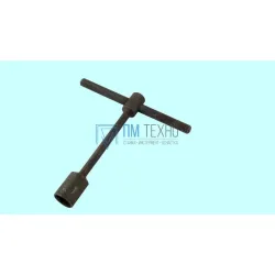 Ключ Торцевой прямой  22мм с воротком, оксид.