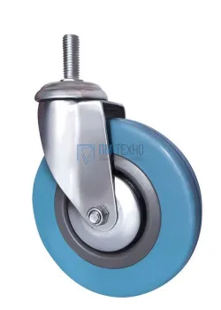 Колесо аппаратное поворотное SCtg 55 125 мм 
с болтом (зеленое)