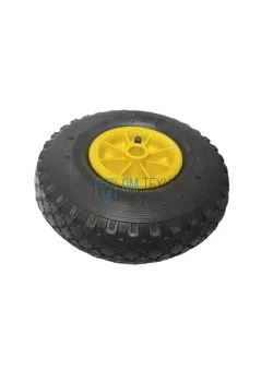 Колесо пневматическое резиновое 260 мм PR1805-2 (желтое)