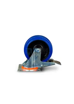 Колесо поворотное резина SRCLb 63 160 мм с тормозом 
(N)