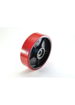 Колесо полиуретан 74х70 мм с подшипником для тележек гидравлических BF/BF-III/JFD8/JF7/JF