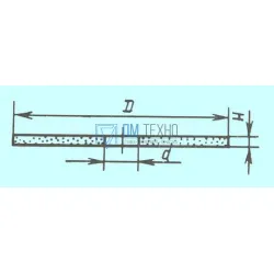 Круг отрезной армированный 230х3,0х22 C24 R BF по камню (Луга)