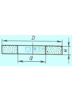 Круг ПП 500х 80х203 25А 40 СМ2  (WA  F46 L) (ВАЗ)