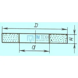 Круг ПП 300х 40х127 64С 25 СТ2  (GC F60 P) (ВАЗ)