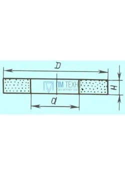 Круг ПП 450х 50х127 64С 40 СМ1  (GC F46 K) (ВАЗ)