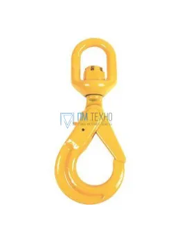 Крюк самозакрывающийся с вертлюгом TOR 12,5т 
(D)