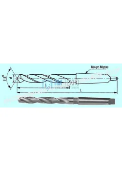 Сверло d 57,0  к/х РЛ1
