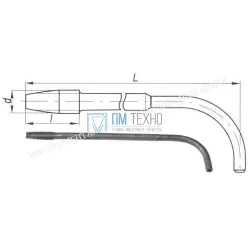 Метчик Гаечный М12 (1,75) Р6М5 HORTZ