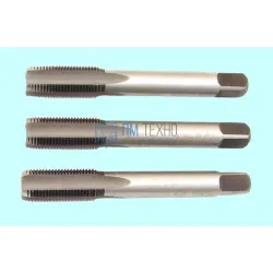 Метчик М22,0 х 1,5 9ХС ручной, комплект из 3-х шт. 