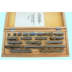 Наборы концевых мер длины №21, кл.точн.1 (20 мер от 5,12 до 100мм) (КРИН) ГОСТ 9038-90 г.в.1997