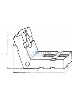 Опора угловая 85,342х30х37,827 45° под паз 8мм с тупым углом (ДСПМ2-53) (восстановленная)