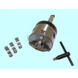 Патрон токарный d 160 мм 3-х кулачковый с хвостовиком КМ5 с лапкой, кулачки К11 