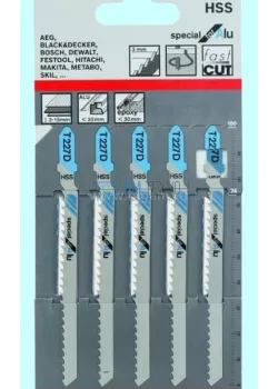 Пилка для электролобзиков По дереву T227D HCS (5шт. уп.)