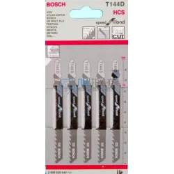 Пилка для электролобзиков По дереву T144D HCS 190235 (5шт. уп.)