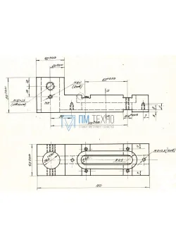 Планка 160х 45х 50 ступенчатая с установочным отверстием d26мм, под паз 12мм передвижная(7050-2042)ГОСТ15318-70 (ДСП-45)