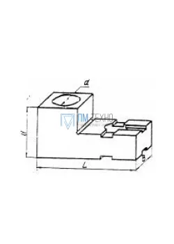 Планка  60х 30х 45 ступенчатая с установочным отверстием d 12мм, под паз 8мм (ДСПМ-2-44)
