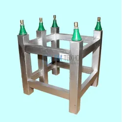 Станина (стенд) монтажная для плиты 1000х 630мм 5 опор регулировки 