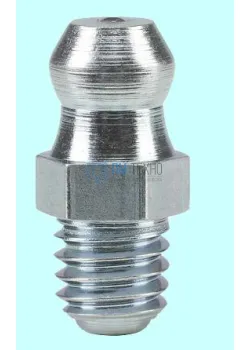 Пресс-масленка М 6х1,0 прямая оцинкованная ГОСТ 19853-74