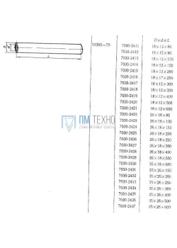 Валик D 35х 26х300 (7030-2434) ГОСТ 15365-70