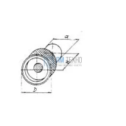Гайка с накаткой D28x 25x d18 М6х1,0