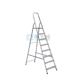Стремянка алюминиевая TOR AM708 1*8 со ступенями 
40*20 мм