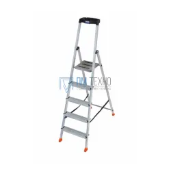 Стремянка Krause Safety 5 ступеней с большой полкой