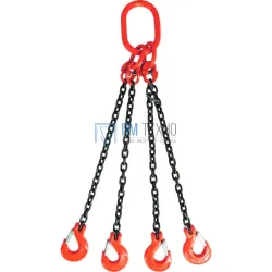 Строп цепной TOR 4СЦ г/п 31,5 т 7,0 м с самозакрывающимися крюками