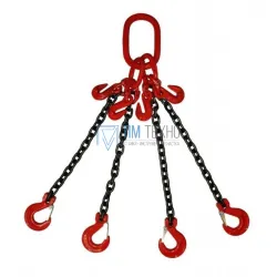Строп цепной TOR 4СЦ г/п 45,0 т 6,0 м с укорачивающими 
крюками