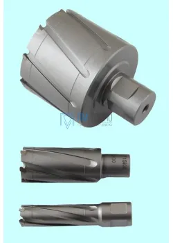 Сверло d 22х50 корончатое кольцевое Т15К6 хвостовик Weldon 19мм по металлу 