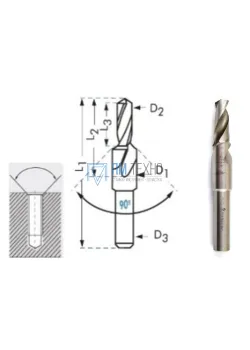 Сверло М 5 (D5,5 и d4,2)  90° ц/х Р6АМ5 
