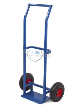 Тележка для баллонов ПР-1 пропановых, 1 баллон 
(2 колеса d 200мм, лит. резина)