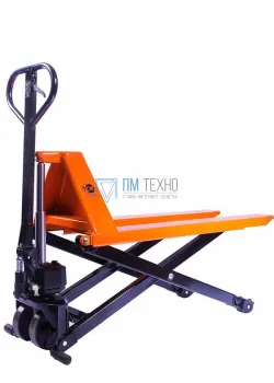 Тележка гидравлическая 1000 кг 1150 мм TOR JF с ножничным подъемом (полиуретановые колеса)