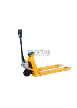 Тележка гидравлическая 2500 кг 1150 мм TOR WH-25ES с весами (полиуретановые колеса)