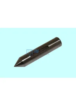 Центр Упорный цилиндрический d 18мм L 90мм  М12х1,75 с продольным пазом