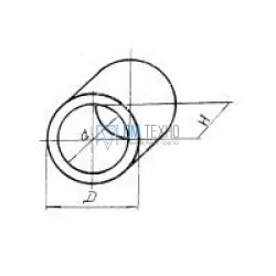Втулка Кондукторная D 12х  3,6х 17