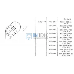 Втулка Кондукторная D 12х  5,8х 15 (7051-4006) ГОСТ 15362-70