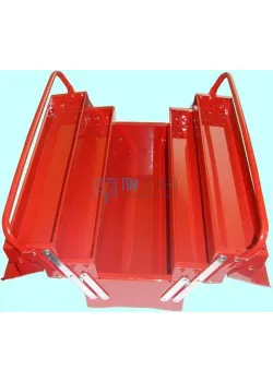 Ящик инструментальный (металлический), 5 секций, 495х200х290мм 